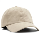 Relaxed Suede Dad Cap - Ivory