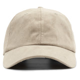 Relaxed Suede Dad Cap - Ivory