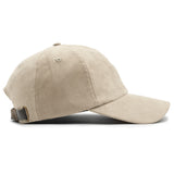 Relaxed Suede Dad Cap - Ivory