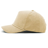 Structured Corduroy Snapback - Wheat