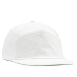 Relaxed Canvas Strapback - White