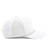 Soft-Structured Performance Snapback - White