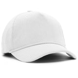 Structured Corduroy Snapback - White