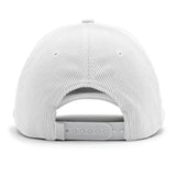 Structured Corduroy Snapback - White