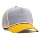 Structured Trucker Snapback - Silver, Gold, & Champagne