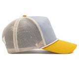 Structured Trucker Snapback - Silver, Gold, & Champagne