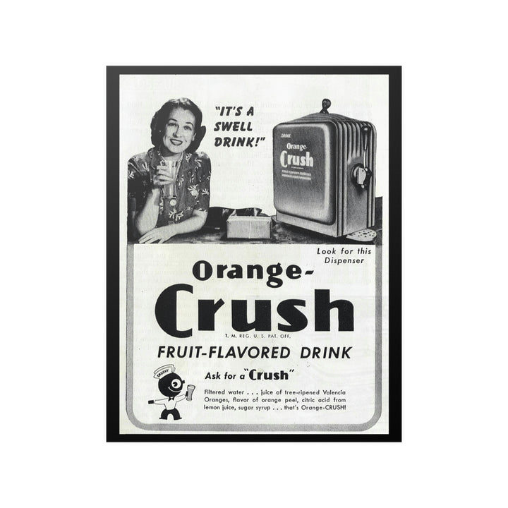 vintage soda poster