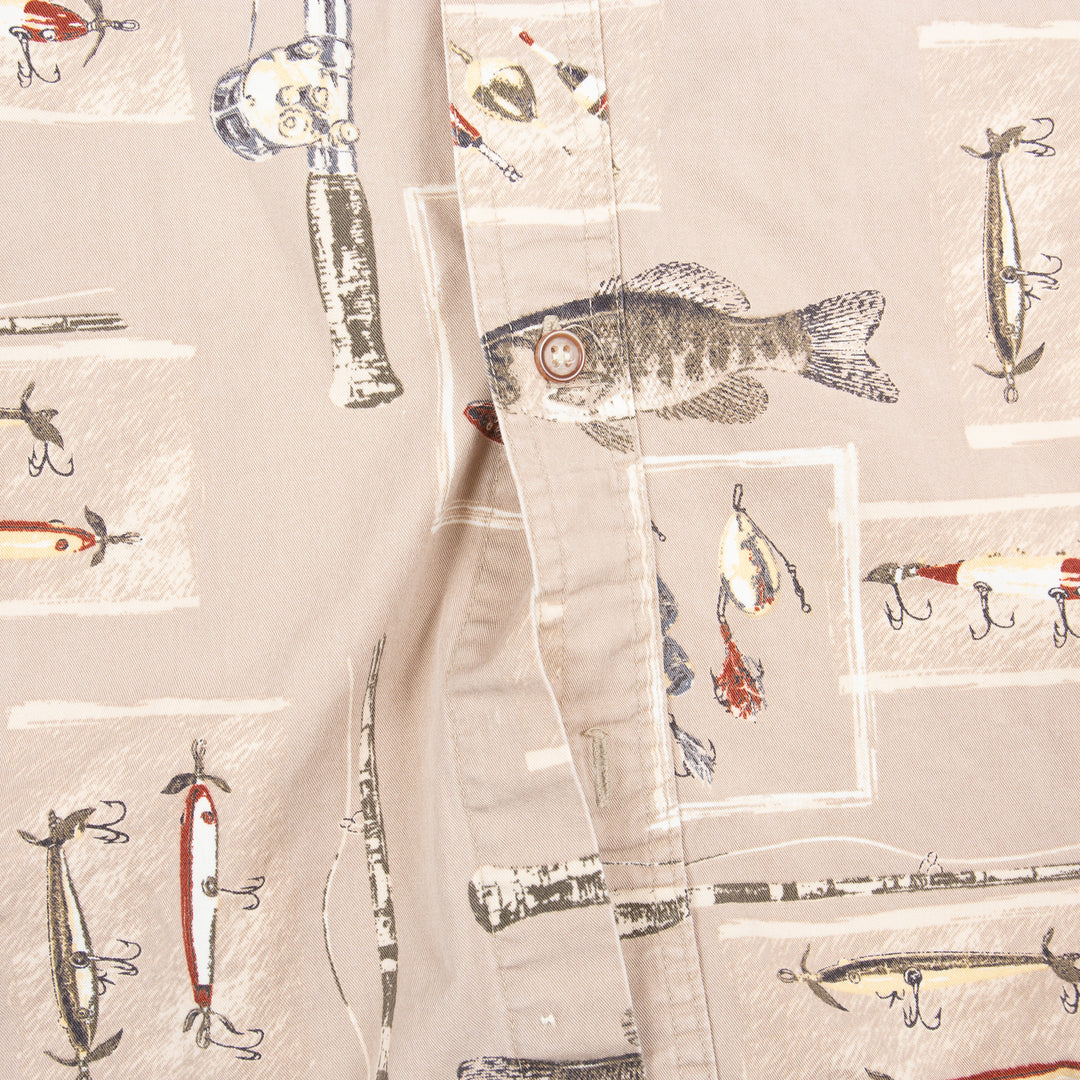 Woods & Water Outfitters, All-Over Fisherman Print