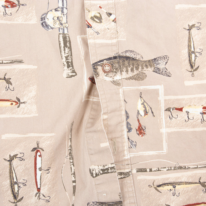 Woods & Water Outfitters, All-Over Fisherman Print