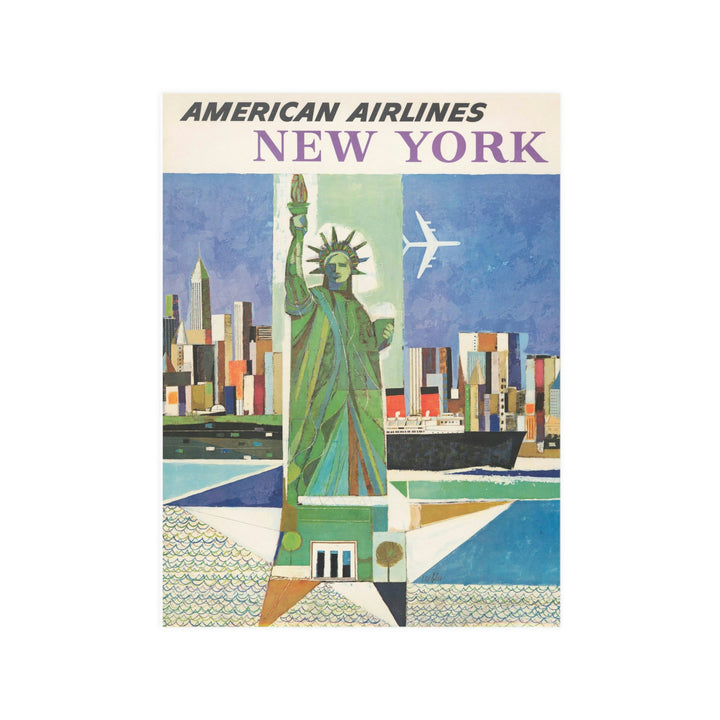 american airlines vintage poster